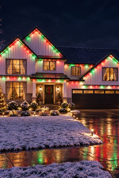 Govee Permanent Outdoor Lights 2, 100ft RGBIC Outdoor Lights with 100 Modes, 16 Million Colors
